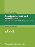 Staatssicherheit und Gesellschaft: Studien zum Herrschaftsalltag in der DDR