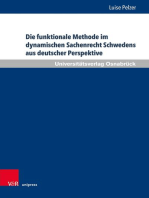 Die funktionale Methode im dynamischen Sachenrecht Schwedens aus deutscher Perspektive