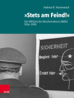 »Stets am Feind!«: Der Militärische Abschirmdienst (MAD) 1956–1990