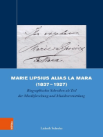 Marie Lipsius alias La Mara (1837-1927): Biographisches Schreiben als Teil der Musikforschung und Musikvermittlung