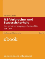 NS-Verbrecher und Staatssicherheit: Die geheime Vergangenheitspolitik der DDR
