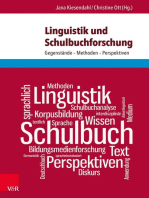 Linguistik und Schulbuchforschung: Gegenstände - Methoden – Perspektiven