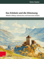 Das Erlebnis und die Stimmung: Wilhelm Diltheys ästhetisches und historisches Denken