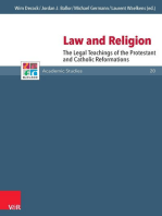 Law and Religion: The Legal Teachings of the Protestant and Catholic Reformations