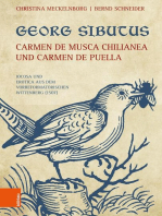 Georg Sibutus: Carmen de musca Chilianea und Carmen de puella: Iocosa und Erotica aus dem vorreformatorischen Wittenberg (1507)