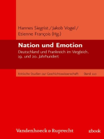Nation und Emotion: Deutschland und Frankreich im Vergleich. 19. und 20. Jahrhundert