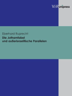 Die Jothamfabel und außerisraelitische Parallelen: . E-BOOK