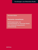 Pecunia constituta: Erfüllungszusage und Konstitutsklage im römischen Recht. Eine historisch-dogmatische Untersuchung