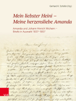 Mein liebster Heini – Meine herzensliebe Amanda: Amanda und Johann Hinrich Wichern – Briefe in Auswahl 1837–1857