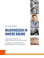 Musikreisen in innere Räume: Biographische Studien zu Helen Lindquist Bonny (1921–2010). Ein Beitrag zur Geschichte der Musiktherapie im 20. Jahrhundert