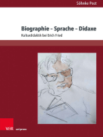 Biographie – Sprache – Didaxe: Kulturdidaktik bei Erich Fried