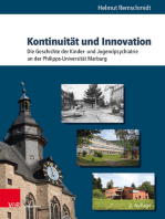 Kontinuität und Innovation: Die Geschichte der Kinder- und Jugendpsychiatrie an der Philipps-Universität Marburg