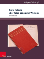 Aurel Kolnais »Der Krieg gegen den Westen«: Eine Debatte