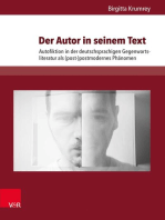 Der Autor in seinem Text: Autofiktion in der deutschsprachigen Gegenwartsliteratur als (post-)postmodernes Phänomen