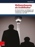 Weltanschauung als Erzählkultur: Zur Konstruktion von Religion und Sozialismus in Staatsbürgerkundeschulbüchern der DDR