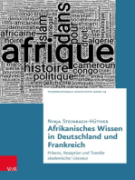 Afrikanisches Wissen in Deutschland und Frankreich: Präsenz, Rezeption und Transfer akademischer Literatur