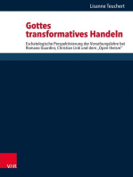 Gottes transformatives Handeln: Eschatologische Perspektivierung der Vorsehungslehre bei Romano Guardini, Christian Link und dem "Open theism"