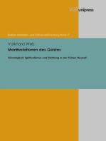 Manifestationen des Geistes: Frömmigkeit, Spiritualismus und Dichtung in der Frühen Neuzeit