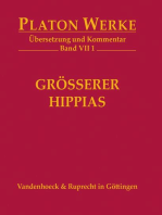 VII 1 Größerer Hippias: Übersetzung und Kommentar