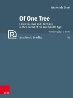 Of One Tree: Calvin on Jews and Christians in the Context of the Late Middle Ages