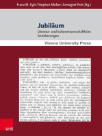 Jubiläum: Literatur- und kulturwissenschaftliche Annäherungen