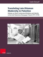 Translating Late Ottoman Modernity in Palestine: Debates on Ethno-Confessional Relations and Identity in the Arab Palestinian Newspaper Filasṭīn (1911–1914)