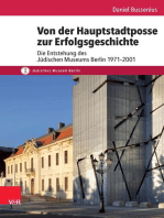 Von der Hauptstadtposse zur Erfolgsgeschichte: Die Entstehung des Jüdischen Museums Berlin 1971–2001