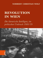 Revolution in Wien: Die literarische Intelligenz im politischen  Umbruch 1918/19