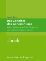 Das Zeitalter des Geheimnisses: Juden, Christen und die Ökonomie des Geheimen (1400–1800)