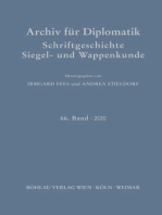 Archiv für Diplomatik, Schriftgeschichte, Siegel- und Wappenkunde