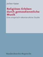Religiöses Erleben durch gottesdienstliche Musik: Eine empirisch-rekonstruktive Studie
