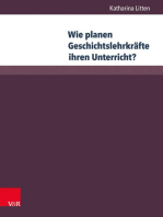 Wie planen Geschichtslehrkräfte ihren Unterricht?: Eine empirische Untersuchung der Unterrichtsvorbereitung von Geschichtslehrpersonen an Gymnasien und Hauptschulen