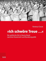 »Ich schwöre Treue …«: Der politische Eid in Deutschland zwischen Kaiserreich und Bundesrepublik