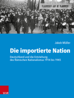 Die importierte Nation: Deutschland und die Entstehung des flämischen Nationalismus 1914 bis 1945