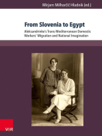 From Slovenia to Egypt: Aleksandrinke's Trans-Mediterranean Domestic Workers' Migration and National Imagination