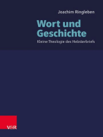 Wort und Geschichte: Kleine Theologie des Hebräerbriefs