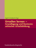 Urteilen lernen – Grundlegung und Kontexte ethischer Urteilsbildung