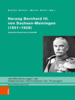 Herzog Bernhard III. von Sachsen-Meiningen (1851–1928): Zwischen Erwartung und Realität