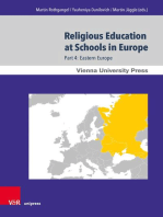 Religious Education at Schools in Europe: Part 4: Eastern Europe. In cooperation with Sabine Hermisson and Maximillian Saudino