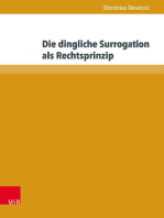 Die dingliche Surrogation als Rechtsprinzip: Extra legem – intra ius