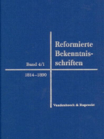Reformierte Bekenntnisschriften: Bd. 4/1. 1814-1890