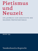 Pietismus und Neuzeit Band 44 – 2018: Ein Jahrbuch zur Geschichte des neueren Protestantismus