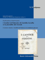 I Cantici di Fidenzio di Camillo Scroffa e la pluralità dei mondi: Il canone classico, l'eredità del Petrarca e la tradizione giocosa