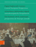 Achtzehntes Jahrhundert digital: zentraleuropäische Perspektiven: Digital Eighteenth Century: Central European Perspectives. Dix-huitième siècle numérique: perspectives de l'Europe centrale