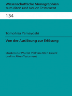 Von der Auslösung zur Erlösung: Studien zur Wurzel PDY im Alten Orient und im Alten Testament