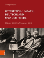 Österreich-Ungarn, Deutschland und der Friede: Oktober 1916 bis November 1918