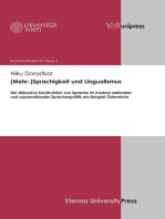 (Mehr-)Sprachigkeit und Lingualismus: Die diskursive Konstruktion von Sprache im Kontext nationaler und supranationaler Sprachenpolitik am Beispiel Österreichs