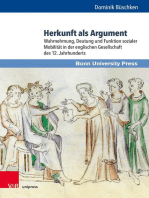 Herkunft als Argument: Wahrnehmung, Deutung und Funktion sozialer Mobilität in der englischen Gesellschaft des 12. Jahrhunderts