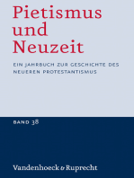 Pietismus und Neuzeit Band 38 - 2012: Ein Jahrbuch zur Geschichte des neueren Protestantismus