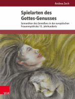 Spielarten des Gottes-Genusses: Semantiken des Genießens in der europäischen Frauenmystik des 13. Jahrhunderts